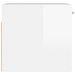 Armoire murale Blanc brillant 80x35x36,5 cm Bois d'ingénierie - Photo n°7