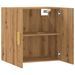 Armoire murale chêne artisanal 60x31x60 cm bois d'ingénierie - Photo n°5