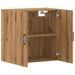 Armoire murale chêne artisanal 60x31x60 cm bois d'ingénierie - Photo n°7