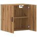 Armoire murale chêne artisanal 60x31x60 cm bois d'ingénierie - Photo n°7