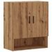 Armoire murale chêne artisanal 60x31x70 cm bois d'ingénierie - Photo n°2