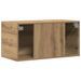 Armoire murale chêne artisanal 80x39x40 cm bois d'ingénierie - Photo n°7