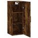 Armoire murale chêne fumé 34,5x34x90 cm - Photo n°6