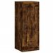 Armoire murale chêne fumé 34,5x34x90 cm bois d'ingénierie - Photo n°1