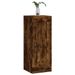 Armoire murale chêne fumé 34,5x34x90 cm bois d'ingénierie - Photo n°4