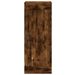 Armoire murale chêne fumé 34,5x34x90 cm bois d'ingénierie - Photo n°7