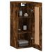 Armoire murale chêne fumé 34,5x34x90 cm bois d'ingénierie - Photo n°4