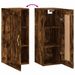 Armoire murale chêne fumé 34,5x34x90 cm bois d'ingénierie - Photo n°9