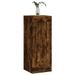 Armoire murale chêne fumé 34,5x34x90 cm bois d'ingénierie - Photo n°4