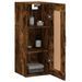 Armoire murale chêne fumé 34,5x34x90 cm bois d'ingénierie - Photo n°5