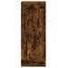 Armoire murale chêne fumé 34,5x34x90 cm bois d'ingénierie - Photo n°7