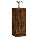 Armoire murale chêne fumé 34,5x34x90 cm bois d'ingénierie - Photo n°4