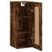 Armoire murale chêne fumé 34,5x34x90 cm bois d'ingénierie - Photo n°7