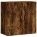 Armoire murale chêne fumé 60x31x60 cm bois d'ingénierie - Photo n°2