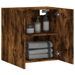 Armoire murale chêne fumé 60x31x60 cm bois d'ingénierie - Photo n°4