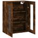 Armoire murale chêne fumé 69,5x34x90 cm - Photo n°7