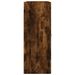 Armoire murale chêne fumé 69,5x34x90 cm bois d'ingénierie - Photo n°8