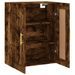 Armoire murale chêne fumé 69,5x34x90 cm bois d'ingénierie - Photo n°6