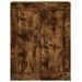 Armoire murale chêne fumé 69,5x34x90 cm bois d'ingénierie - Photo n°6