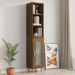 Armoire murale chêne marron 34,5x32,5x90 cm bois d'ingénierie - Photo n°6