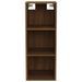 Armoire murale chêne marron 34,5x32,5x90 cm bois d'ingénierie - Photo n°9