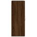 Armoire murale chêne marron 34,5x34x90 cm - Photo n°7