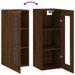 Armoire murale chêne marron 34,5x34x90 cm - Photo n°9