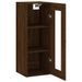 Armoire murale chêne marron 34,5x34x90 cm - Photo n°7