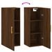 Armoire murale chêne marron 34,5x34x90 cm - Photo n°10