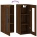 Armoire murale chêne marron 34,5x34x90 cm - Photo n°10