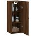 Armoire murale chêne marron 34,5x34x90 cm - Photo n°5