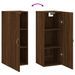 Armoire murale chêne marron 34,5x34x90 cm - Photo n°10