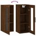 Armoire murale chêne marron 34,5x34x90 cm - Photo n°10