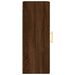 Armoire murale chêne marron 34,5x34x90 cm - Photo n°8