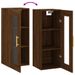 Armoire murale chêne marron 34,5x34x90 cm - Photo n°10