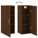 Armoire murale chêne marron 34,5x34x90 cm - Photo n°10