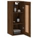 Armoire murale chêne marron 34,5x34x90 cm bois d'ingénierie - Photo n°4