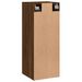 Armoire murale chêne marron 34,5x34x90 cm bois d'ingénierie - Photo n°8