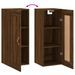 Armoire murale chêne marron 34,5x34x90 cm bois d'ingénierie - Photo n°10