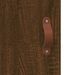 Armoire murale chêne marron 34,5x34x90 cm bois d'ingénierie - Photo n°12