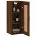 Armoire murale chêne marron 34,5x34x90 cm bois d'ingénierie - Photo n°5