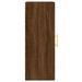 Armoire murale chêne marron 34,5x34x90 cm bois d'ingénierie - Photo n°8