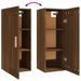 Armoire murale Chêne marron 35x34x90 cm Bois d'ingénierie - Photo n°8