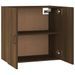 Armoire murale Chêne marron 60x31x60 cm Bois d'ingénierie - Photo n°5