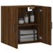 Armoire murale chêne marron 60x31x60 cm bois d'ingénierie - Photo n°4