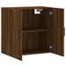 Armoire murale chêne marron 60x31x60 cm bois d'ingénierie - Photo n°6