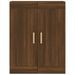 Armoire murale chêne marron 69,5x32,5x90 cm bois ingénierie - Photo n°5