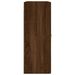 Armoire murale chêne marron 69,5x34x90 cm - Photo n°8