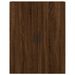 Armoire murale chêne marron 69,5x34x90 cm - Photo n°7