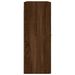 Armoire murale chêne marron 69,5x34x90 cm - Photo n°8